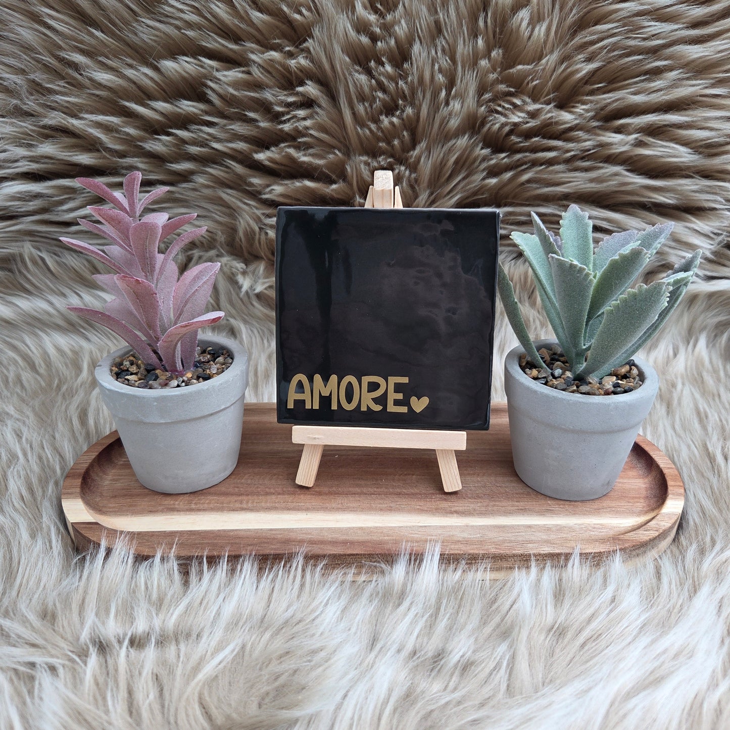 Robuust Spreuktegeltje – Amore