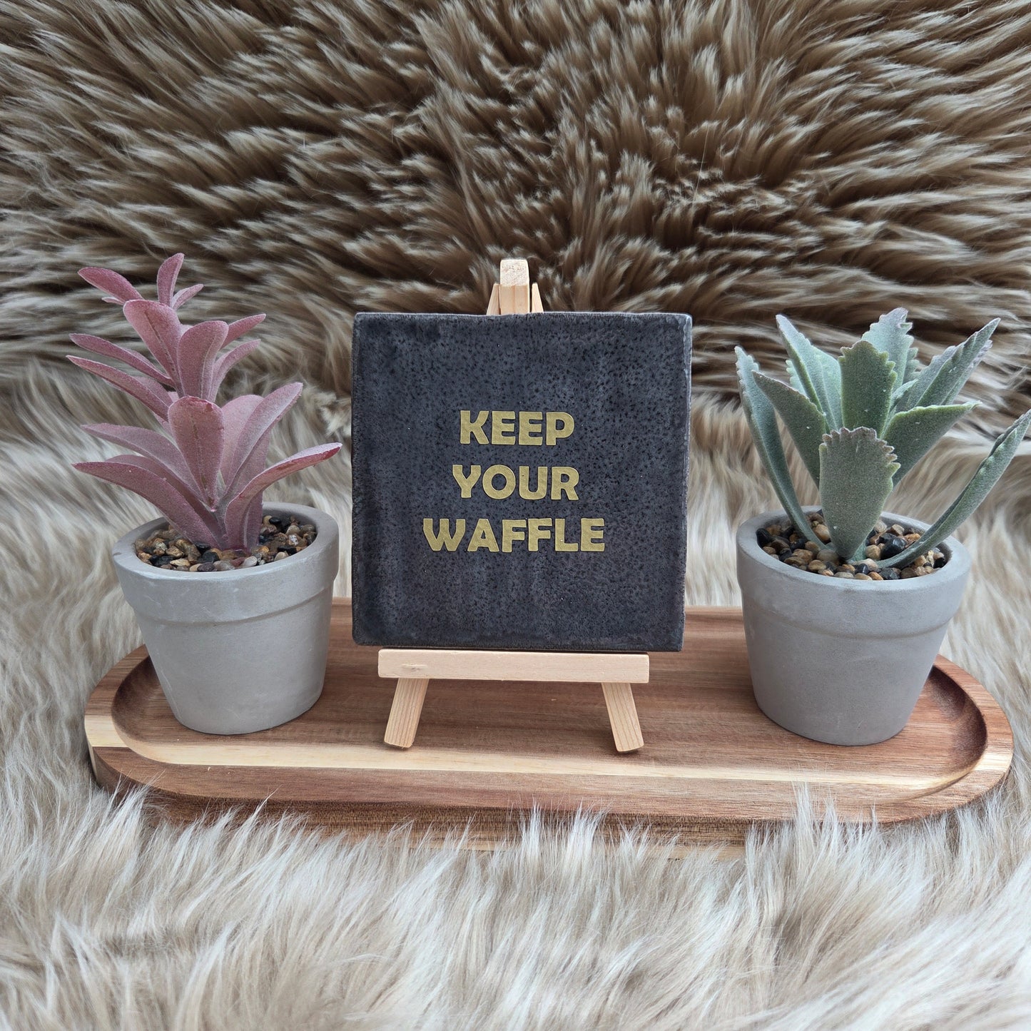 Robuust Tegeltje – Keep Your Waffle