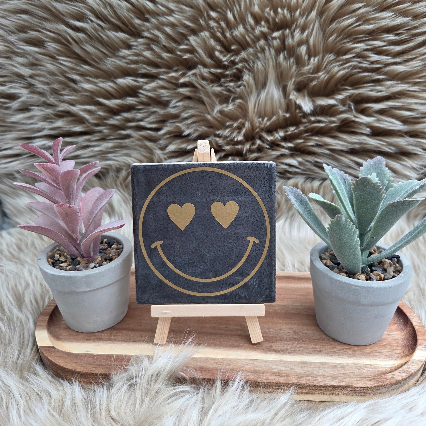 Robuust wenstegeltje met Smiley