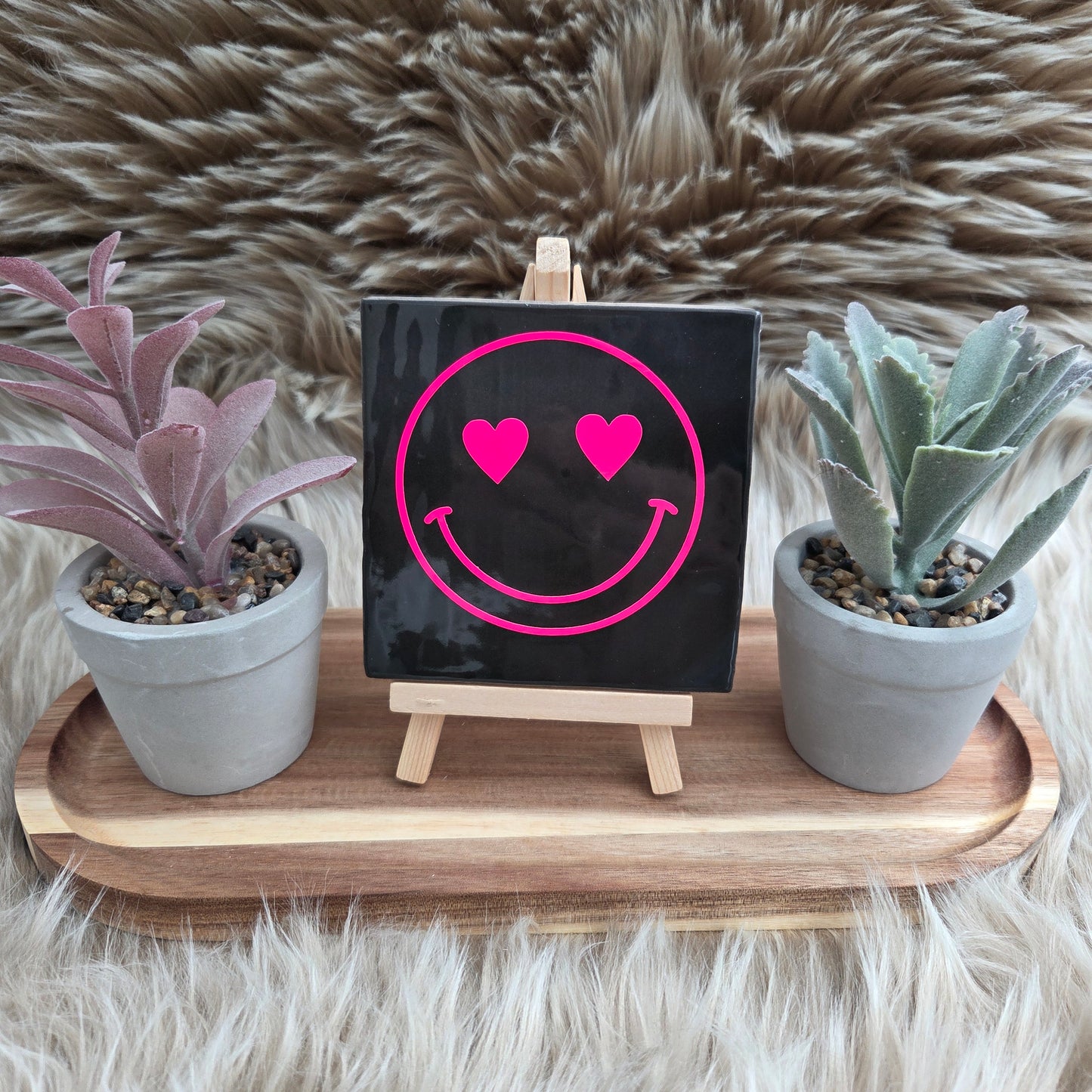 Robuust wenstegeltje met Smiley