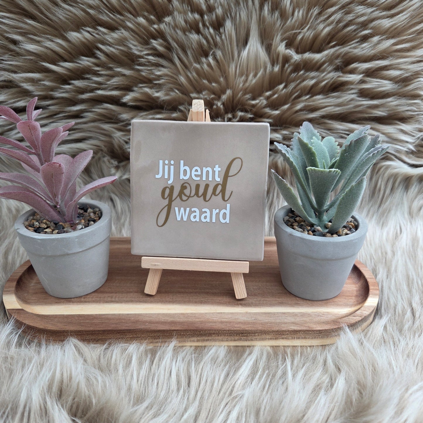 Robuust Tegeltje – Jij Bent Goud Waard