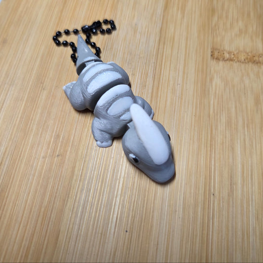 3d print sleutelhanger dino