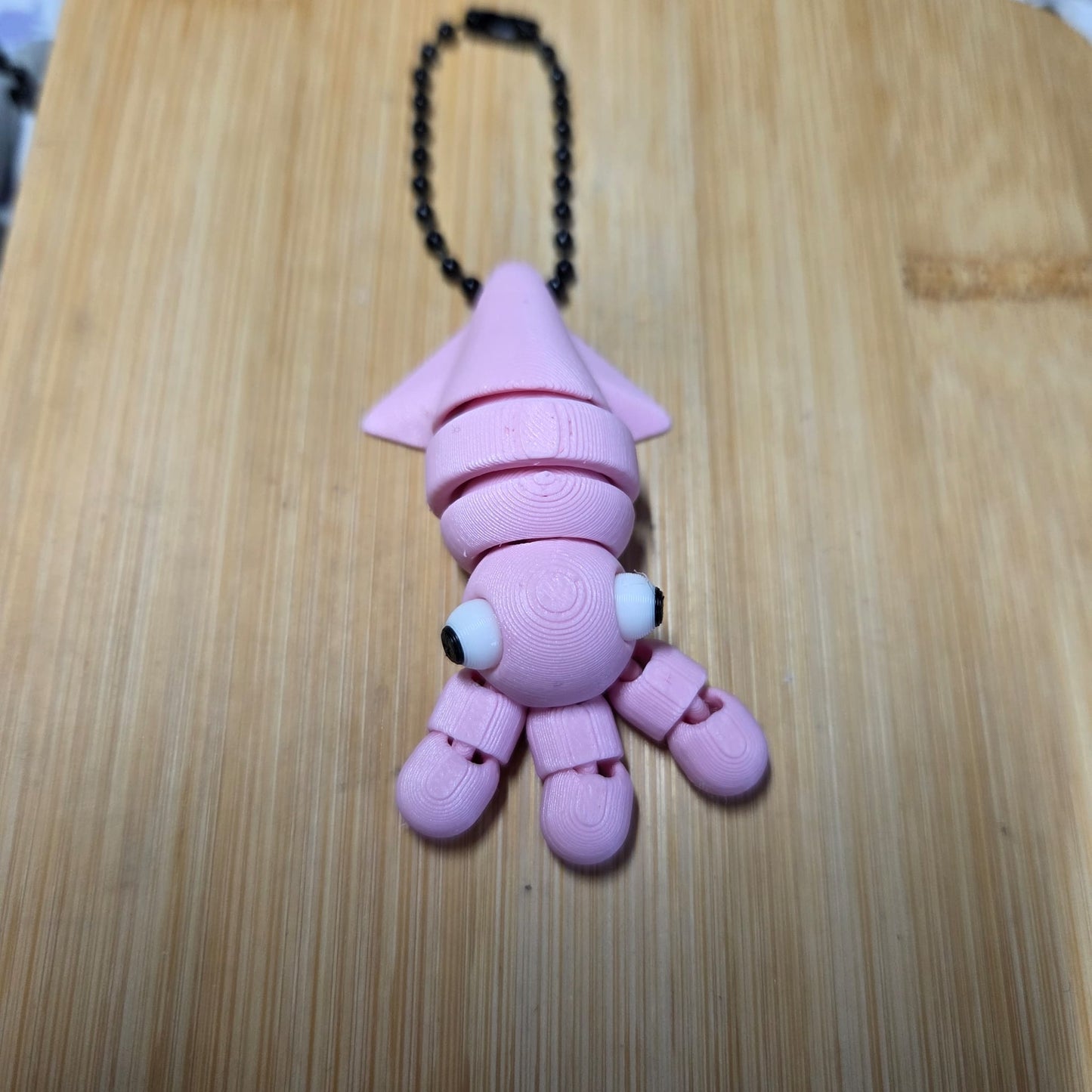 3d print sleutelhanger inktvis