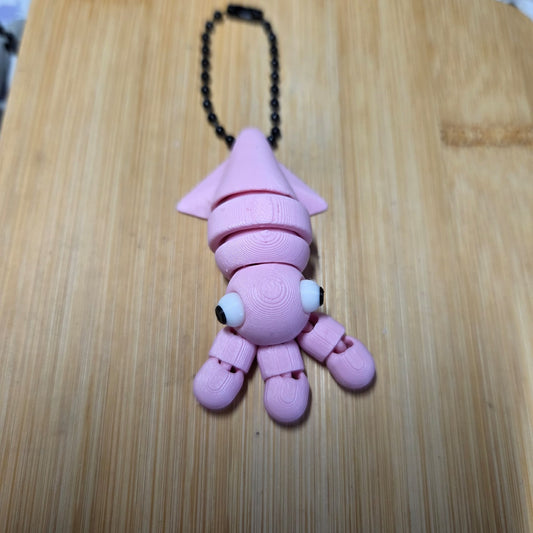 3d print sleutelhanger inktvis