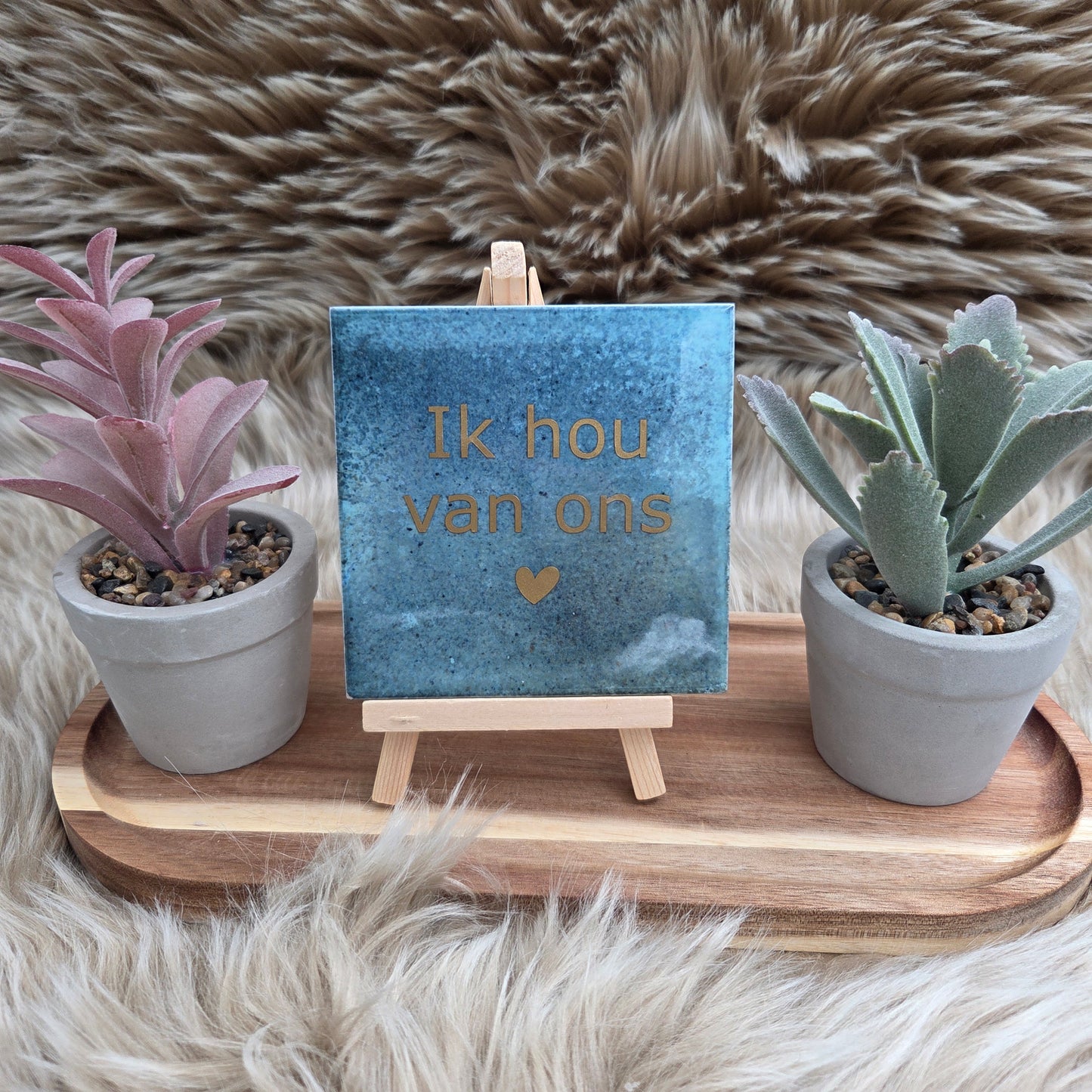 Wenstegeltje, Spreuktegel, Cadeau, Thuis, Zomaar, Trendy, Gepersonaliseerd, Decoratie, Liefde