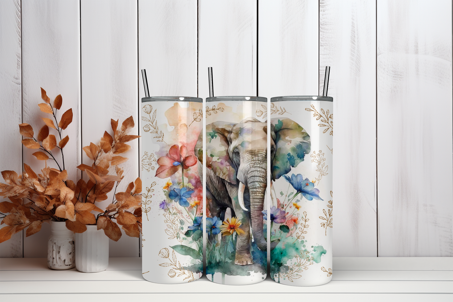 Tumbler boho olifant