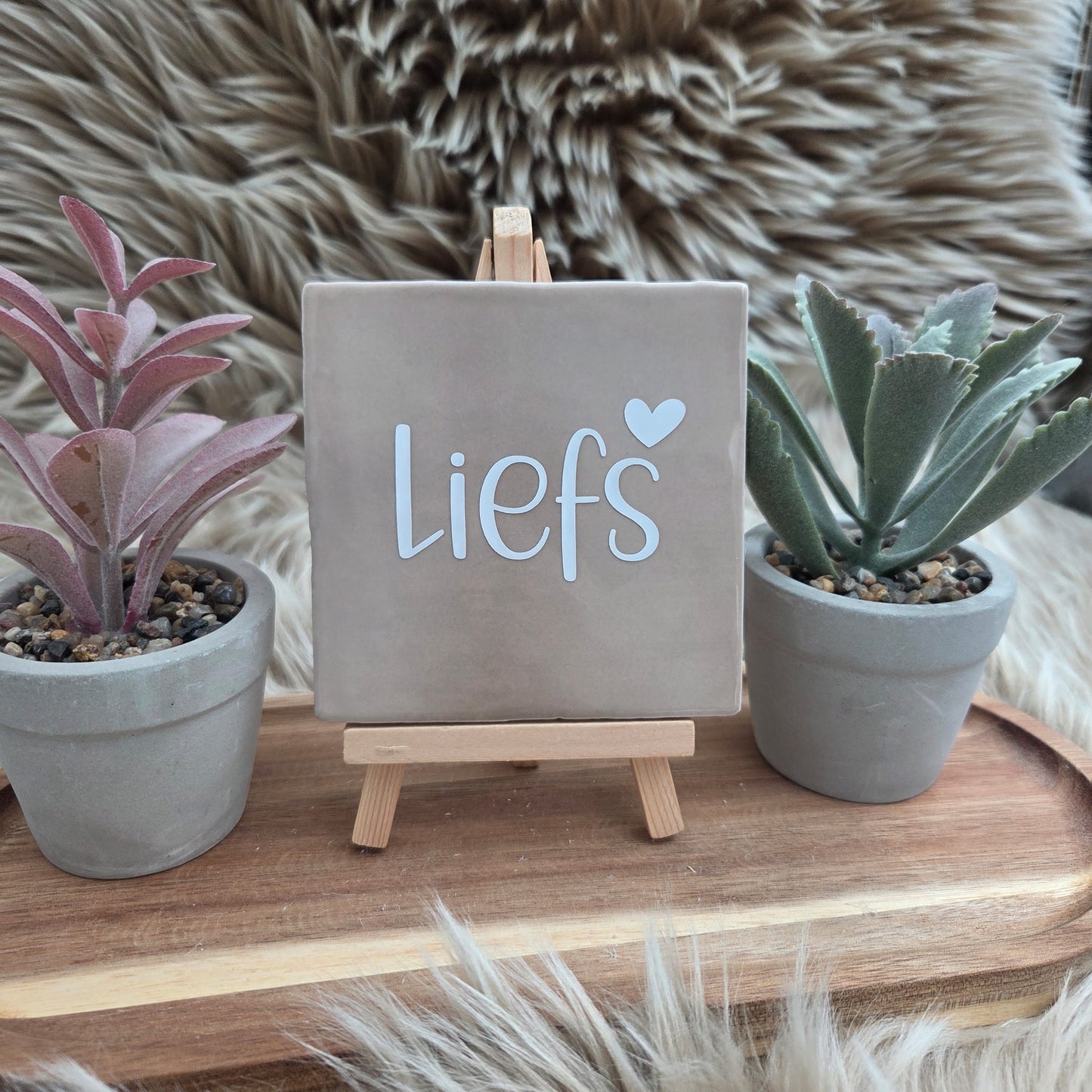 Robuust wenstegeltje: Liefs