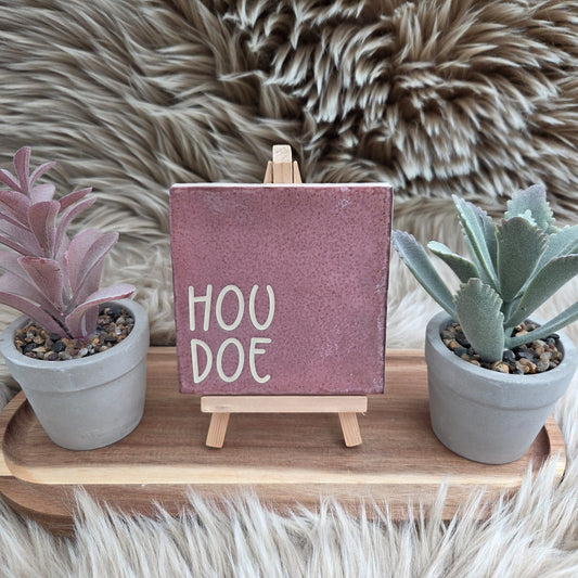 Robuust wenstegeltje: Hou doe