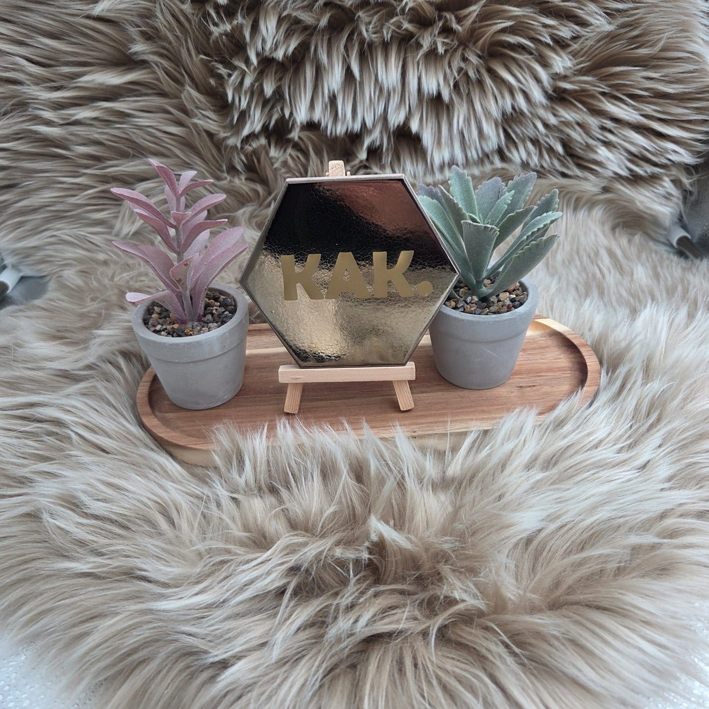 Hexagon tegeltje - KAK.