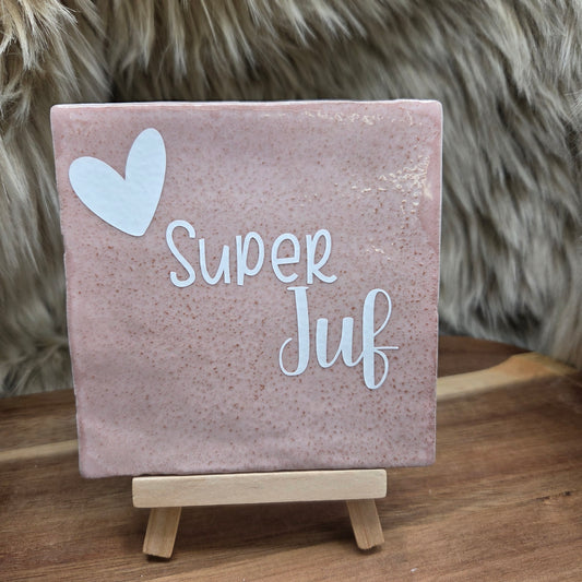 Robuust wenstegeltje: Super Juf