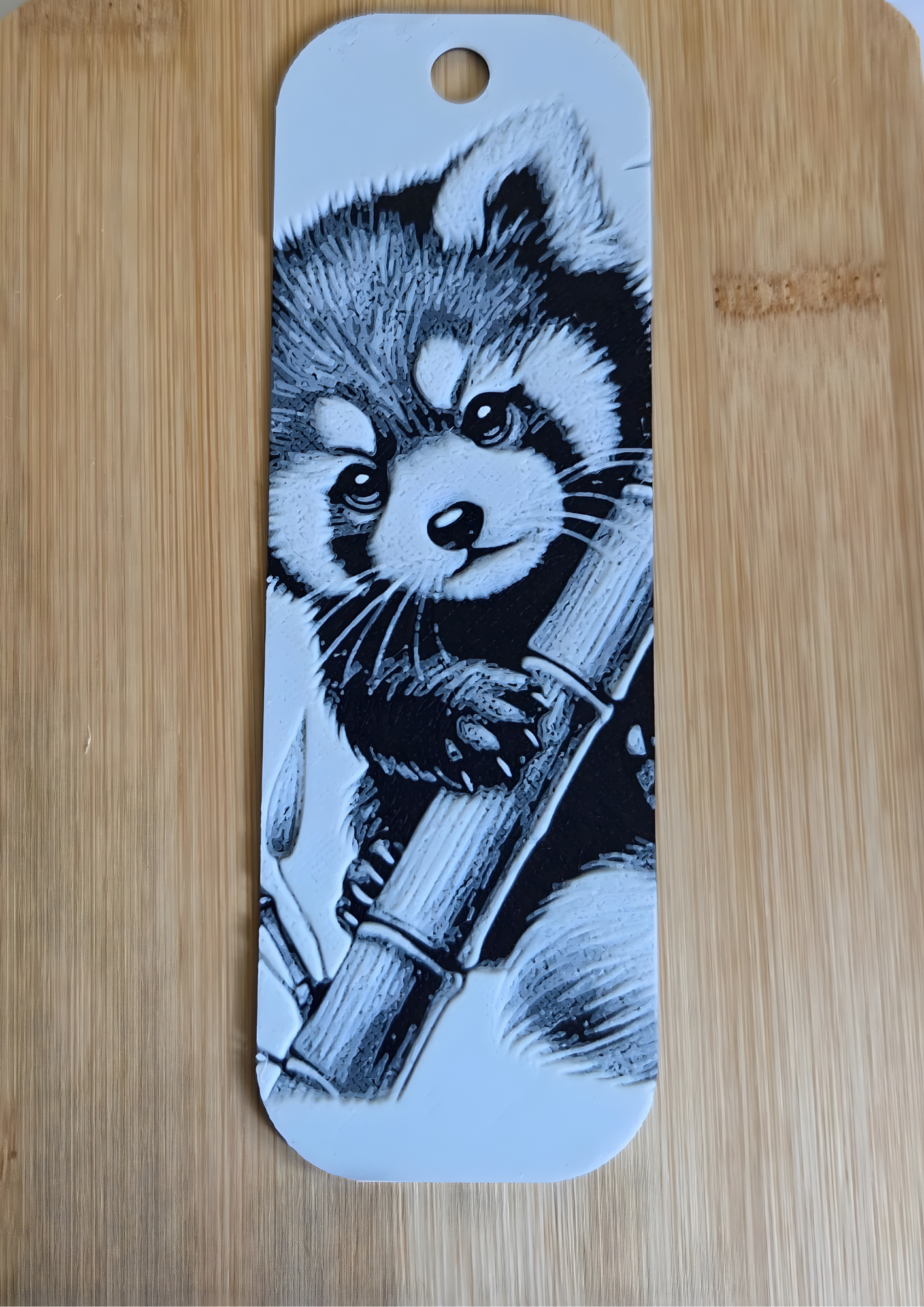 Rode pande boekenlegger