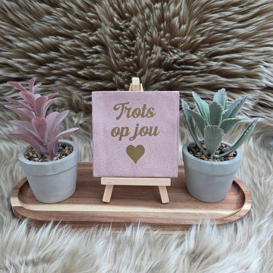 Wenstegeltje, Spreuktegel, Cadeau, Thuis, Zomaar, Trendy, Gepersonaliseerd, Decoratie, Liefde