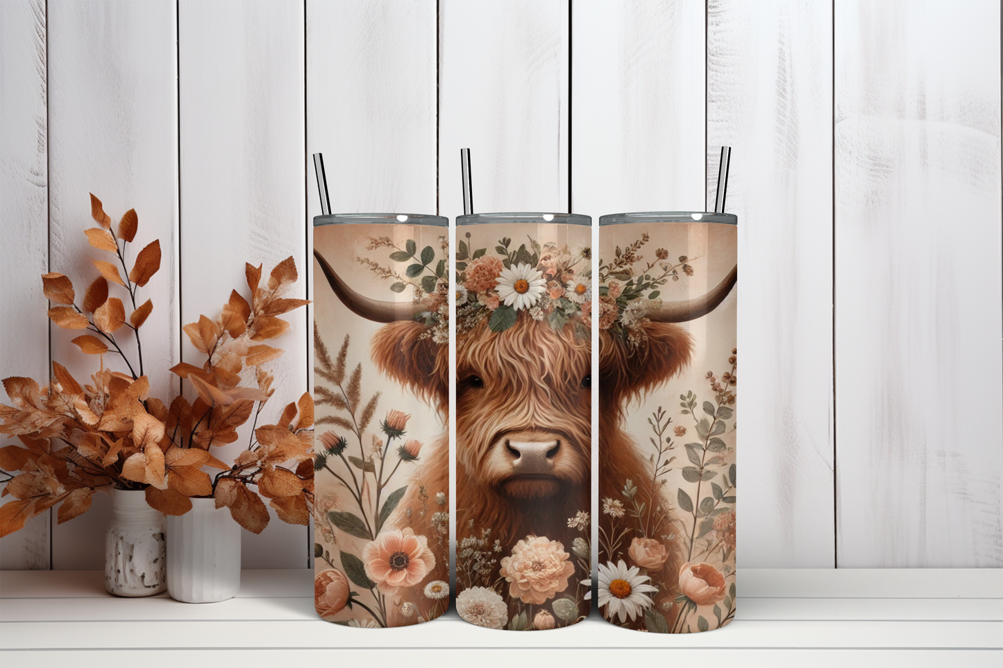Tumbler Schotse hooglander kalfje