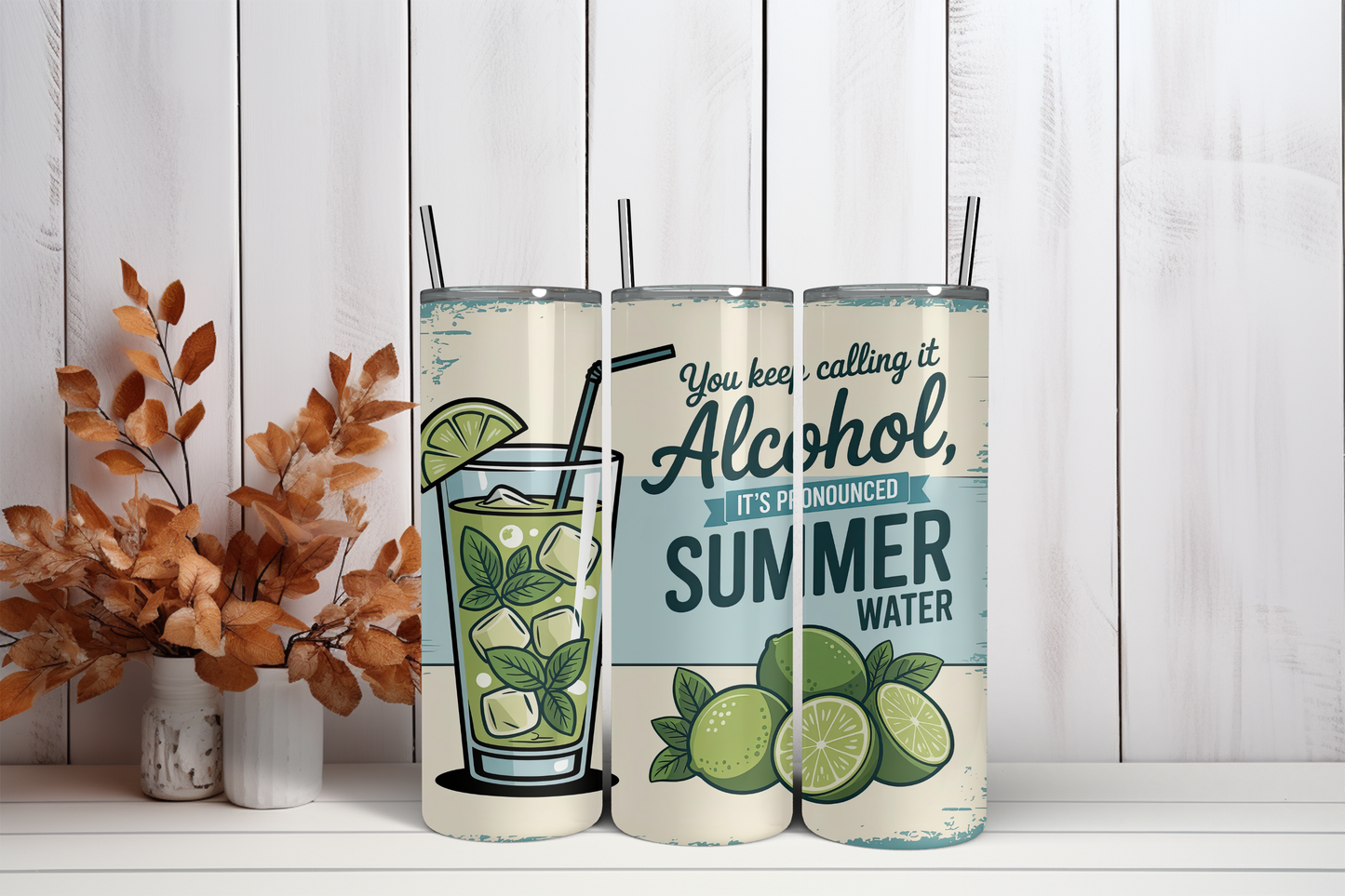Tumbler Summer water