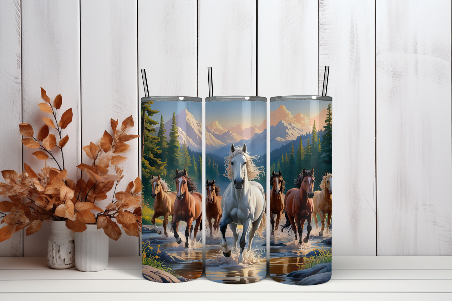 Tumbler Wilde paarden