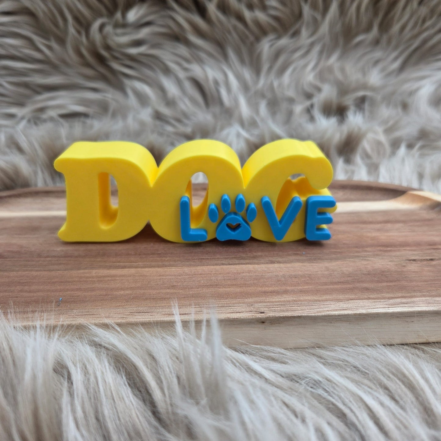 3D geprint wordpop Dog love