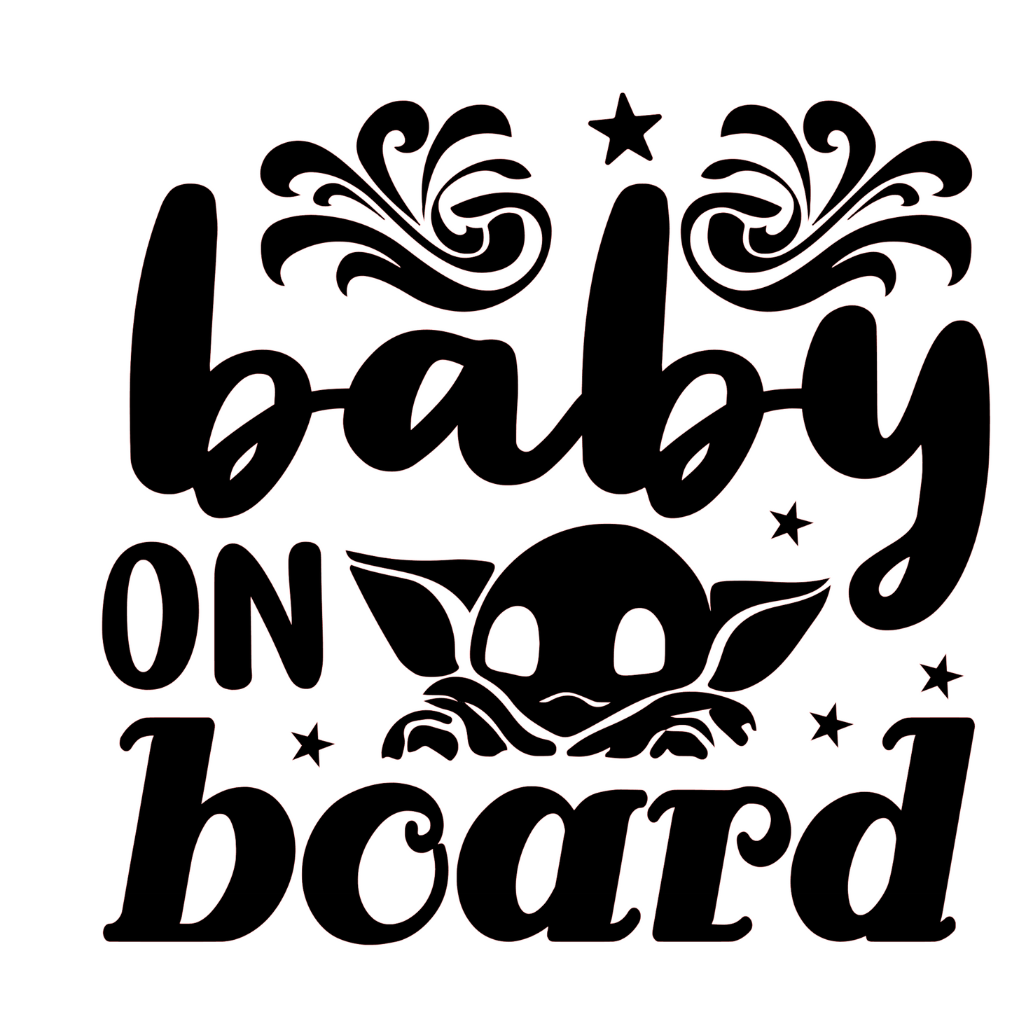 Baby on board autosticker