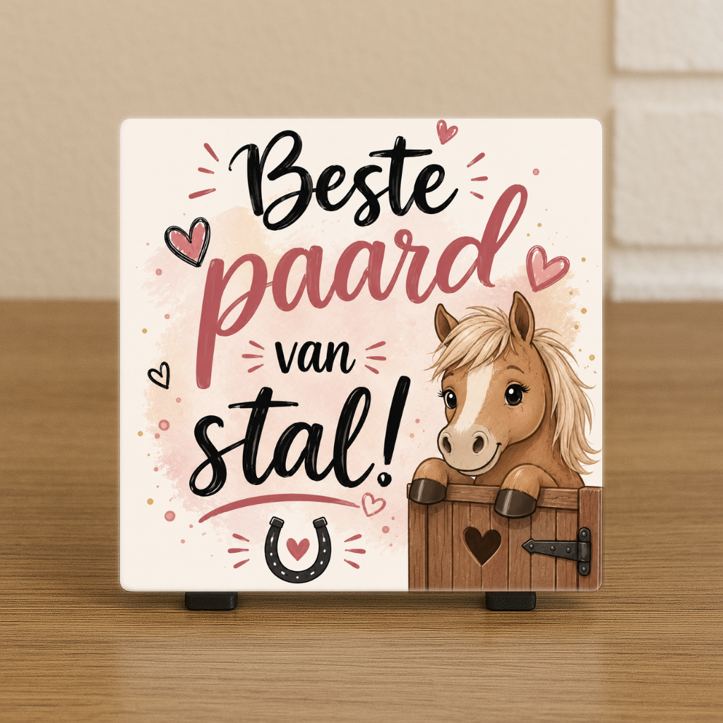Spreuktegel: Beste paard van stal