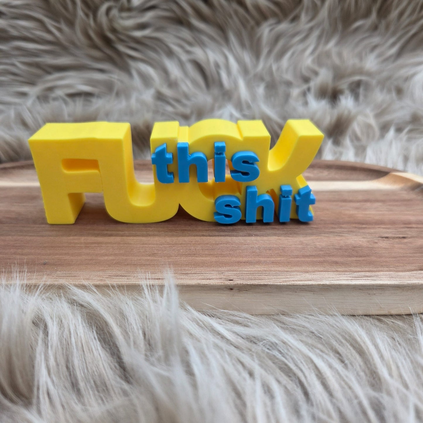 3D geprint wordpop Fuck this shit