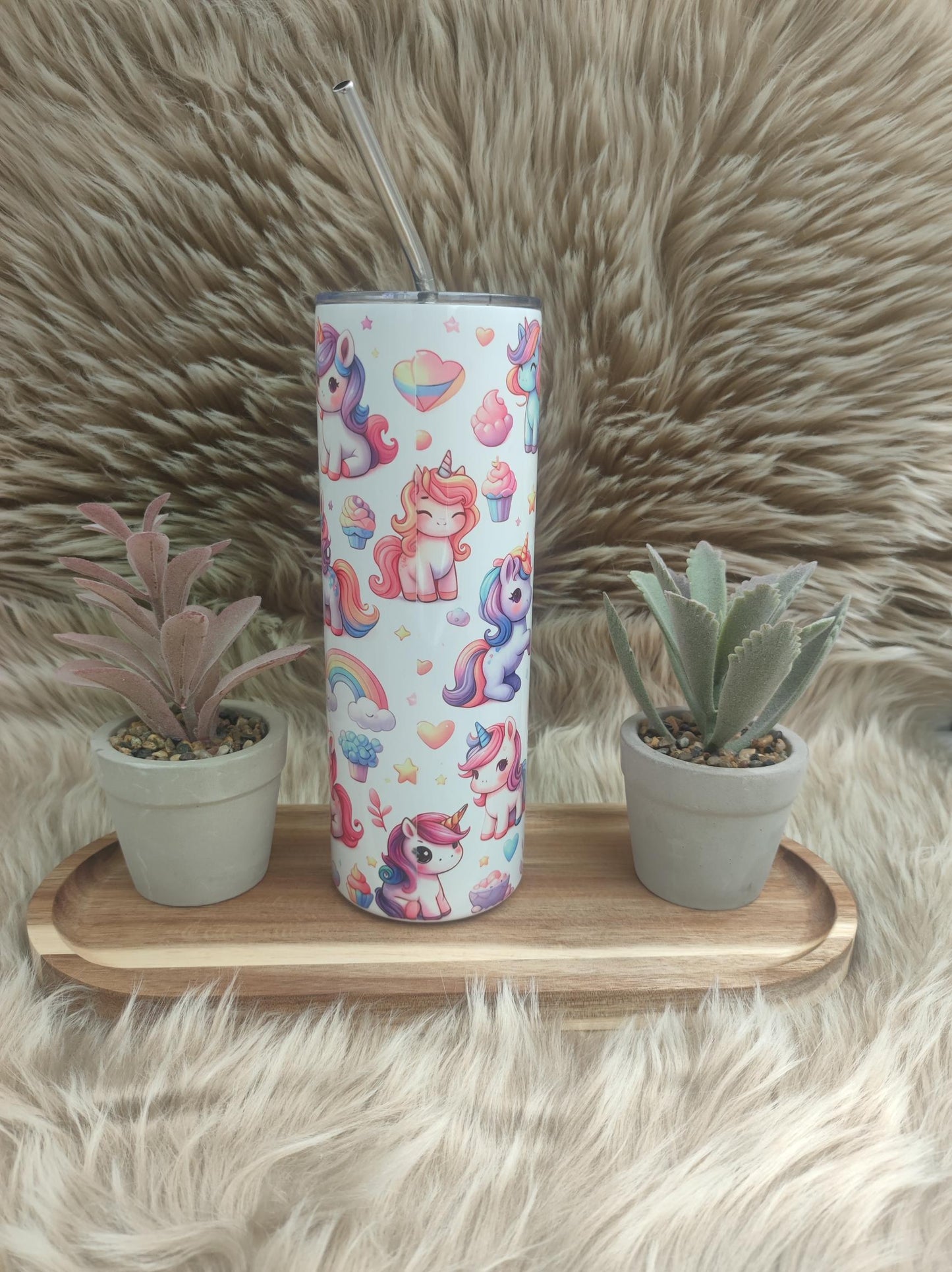 Drinkbeker - tumbler - unicorn - eenhoorn