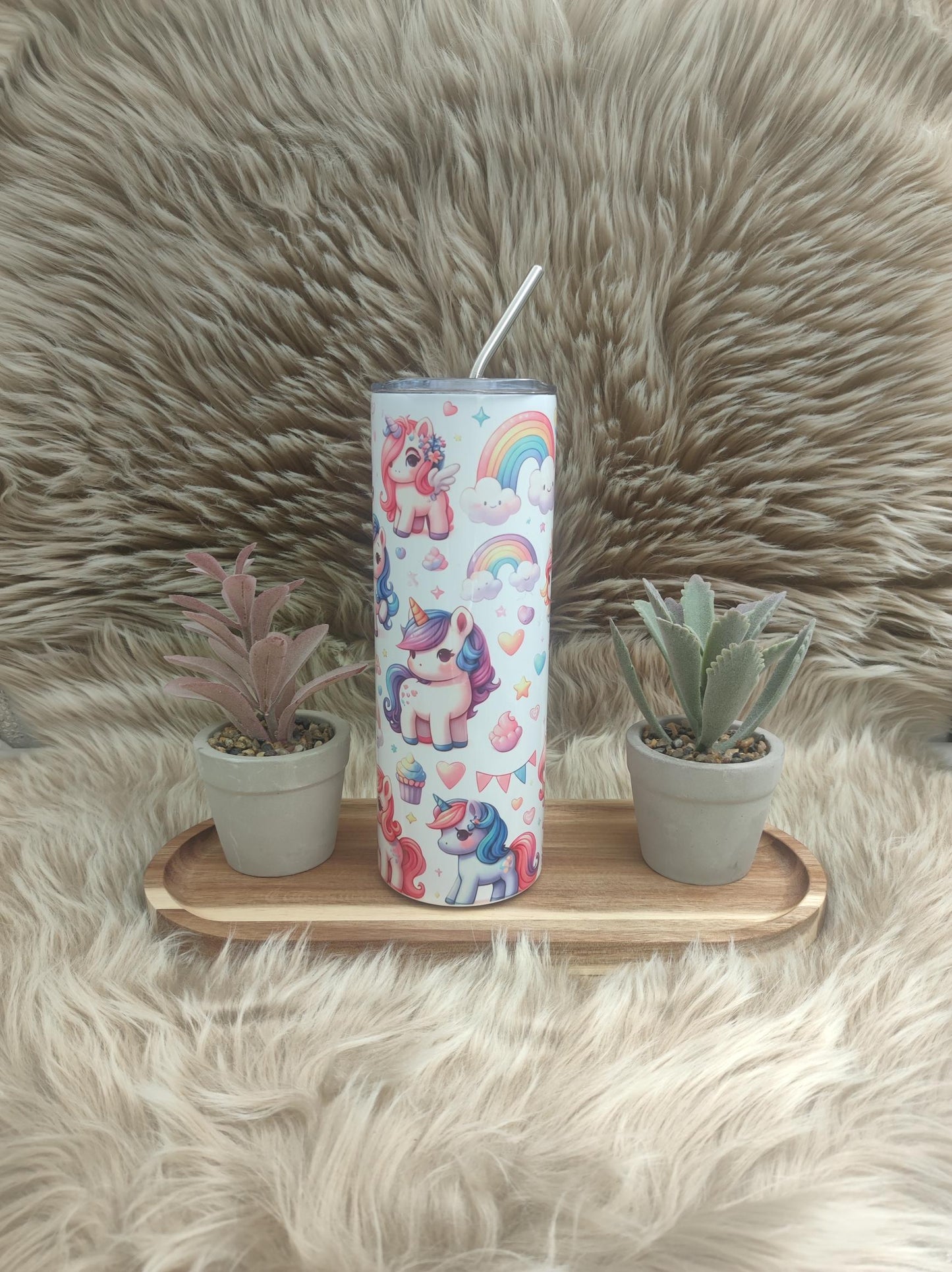 Drinkbeker - tumbler - unicorn - eenhoorn