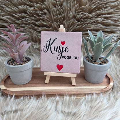 Robuust Tegeltje – Kusje voor Jou