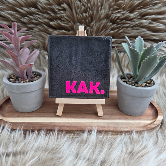 Robuust wenstegeltje: KAK.