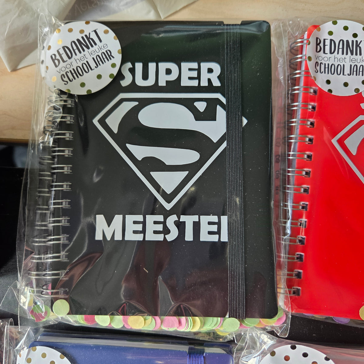 Notitieboekje A6 juf/meester bedankje