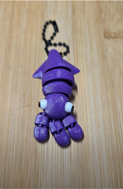 3d print sleutelhanger inktvis