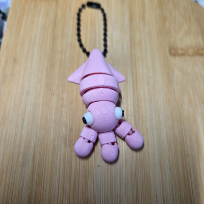 3d print sleutelhanger inktvis