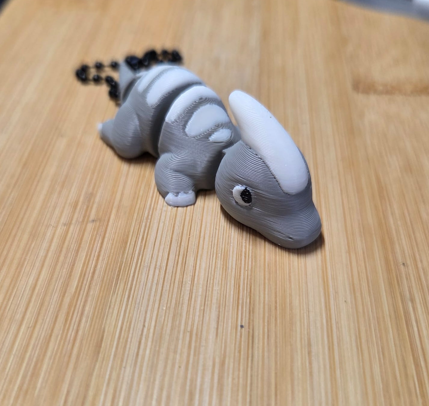 3d print sleutelhanger dino