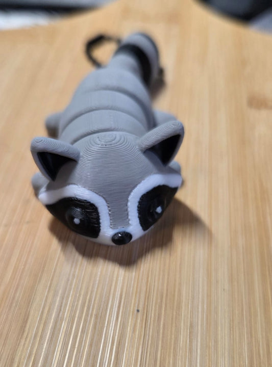 3d print sleutelhanger Racoon