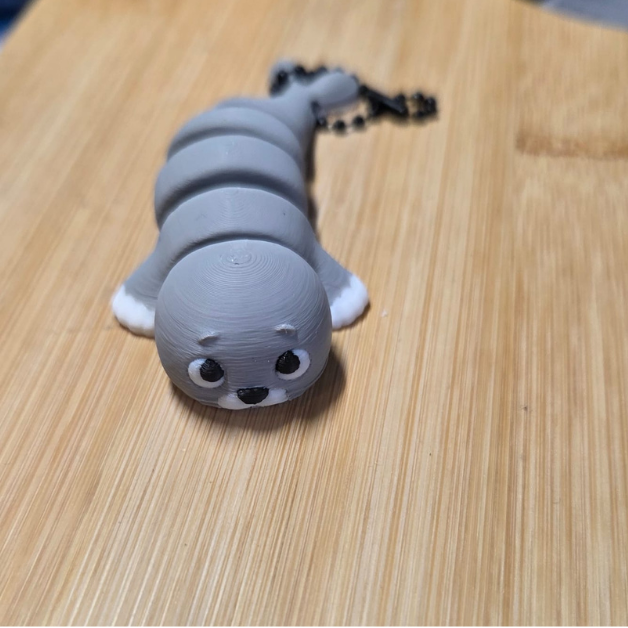 3d print sleutelhanger zeehond