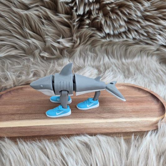 3D Geprinte Tralalero Tralala – Grappig Figuur & Sleutelhanger