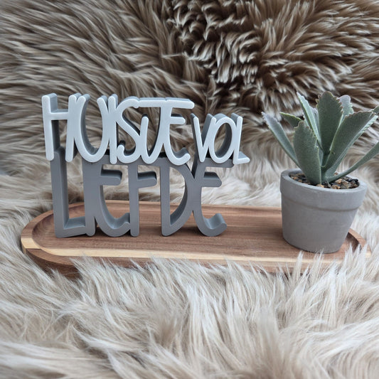 3D geprint wordpop Huisje vol liefde