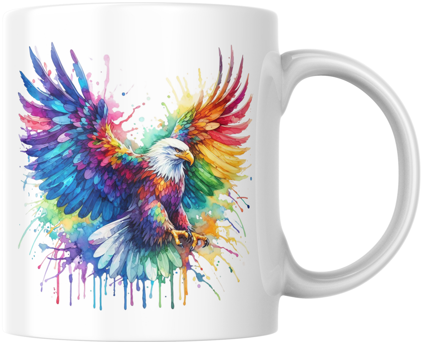 Aquarel Eagle – Spectaculaire adelaar