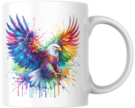 Aquarel Eagle – Spectaculaire adelaar