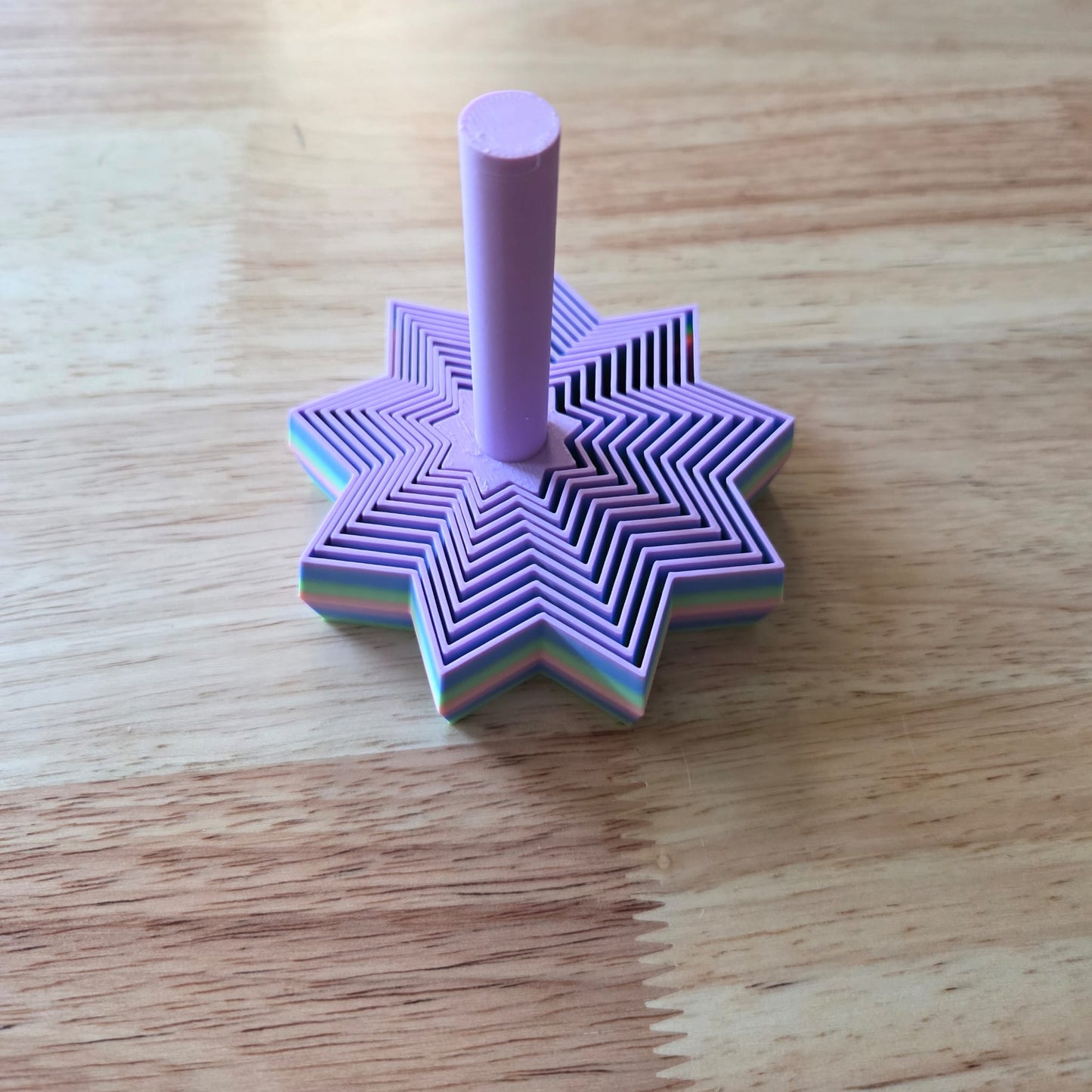 Fidget ster met stokje
