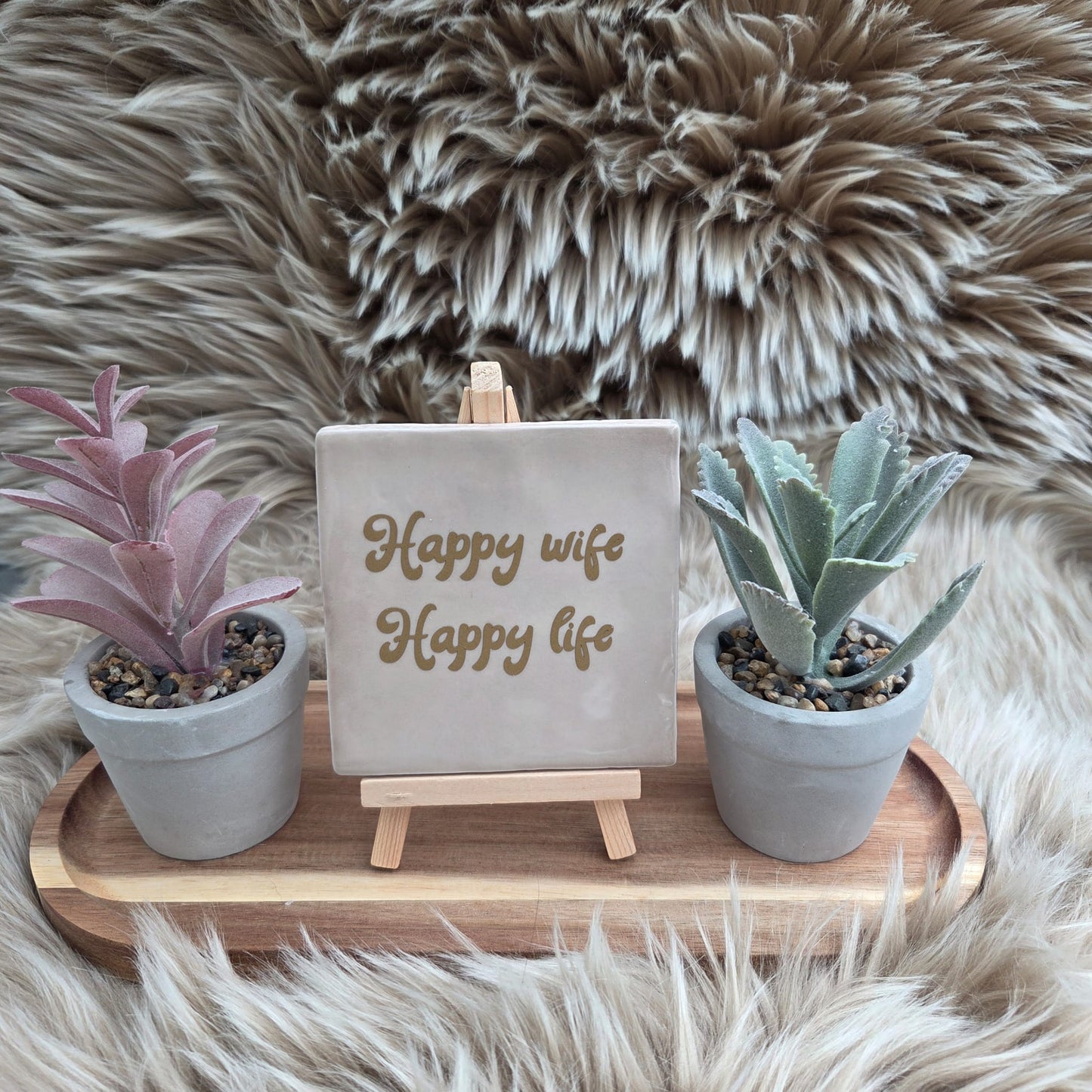 Robuust Wenstegeltje - Happy Wife Happy Life