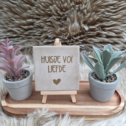 Wenstegeltje, Spreuktegel, Cadeau, Thuis, Zomaar, Trendy, Gepersonaliseerd, Decoratie, Liefde