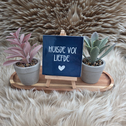 Wenstegeltje, Spreuktegel, Cadeau, Thuis, Zomaar, Trendy, Gepersonaliseerd, Decoratie, Liefde