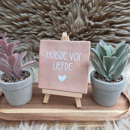 Wenstegeltje, Spreuktegel, Cadeau, Thuis, Zomaar, Trendy, Gepersonaliseerd, Decoratie, Liefde