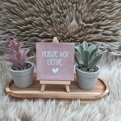 Wenstegeltje, Spreuktegel, Cadeau, Thuis, Zomaar, Trendy, Gepersonaliseerd, Decoratie, Liefde