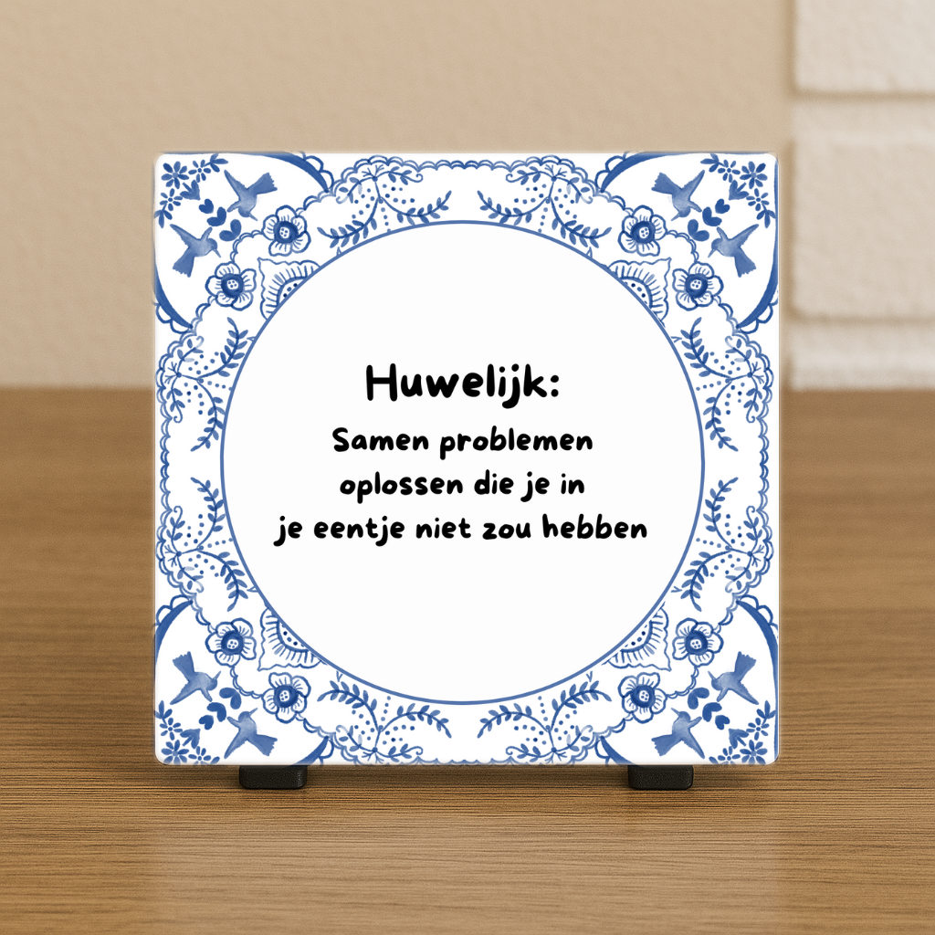 Spreuktegeltje Huwelijks problemen