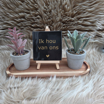 Wenstegeltje, Spreuktegel, Cadeau, Thuis, Zomaar, Trendy, Gepersonaliseerd, Decoratie, Liefde