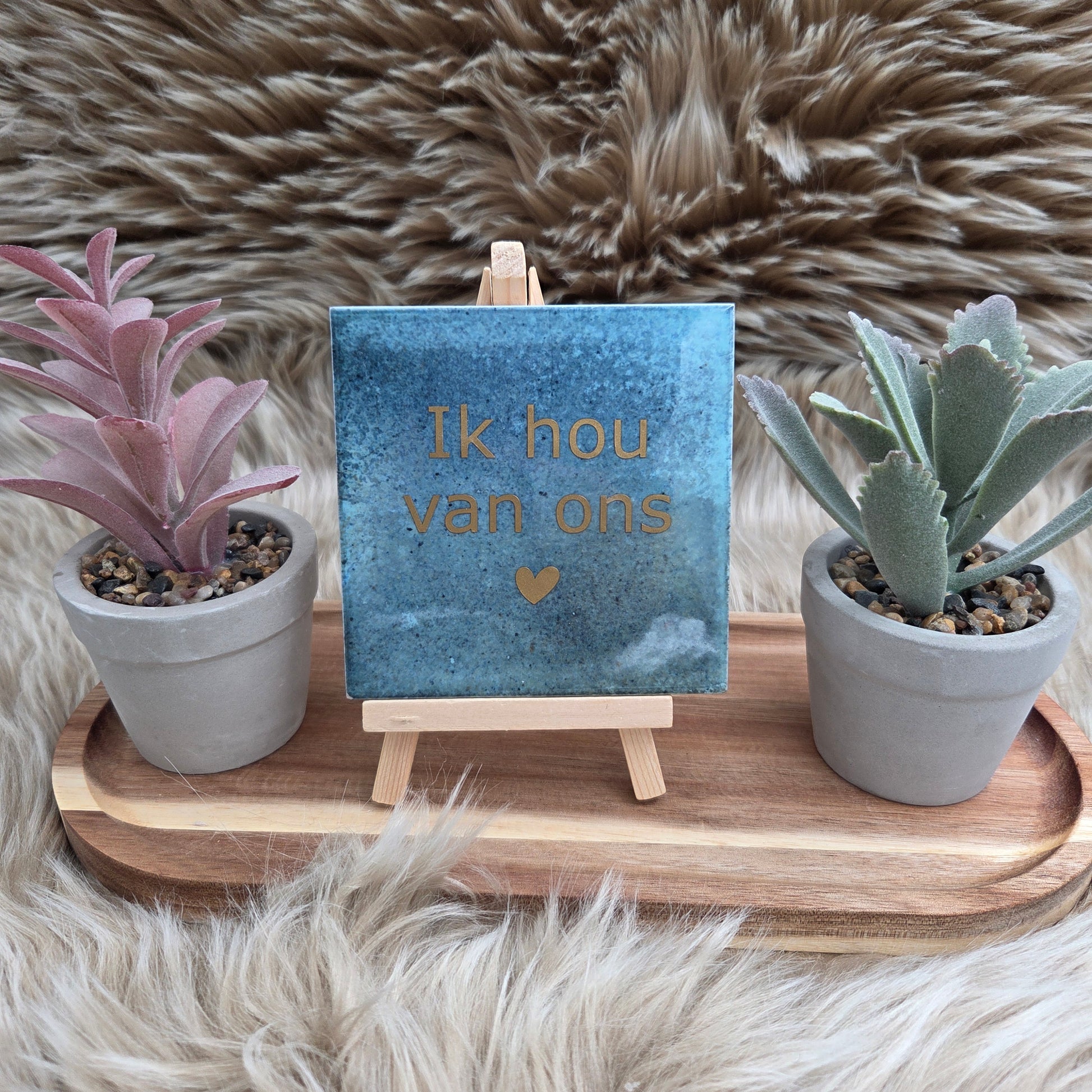 Wenstegeltje, Spreuktegel, Cadeau, Thuis, Zomaar, Trendy, Gepersonaliseerd, Decoratie, Liefde