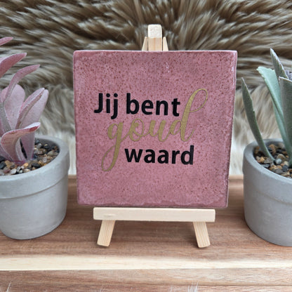 Wenstegeltje, Spreuktegel, Cadeau, Thuis, Zomaar, Trendy, Gepersonaliseerd, Decoratie, Liefde