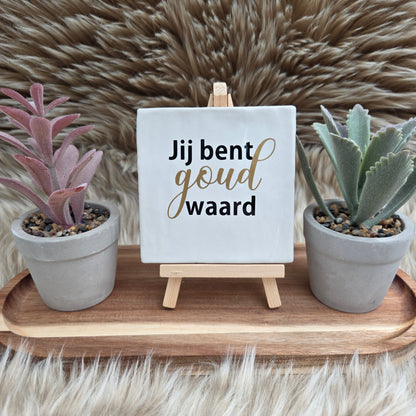 Wenstegeltje, Spreuktegel, Cadeau, Thuis, Zomaar, Trendy, Gepersonaliseerd, Decoratie, Liefde