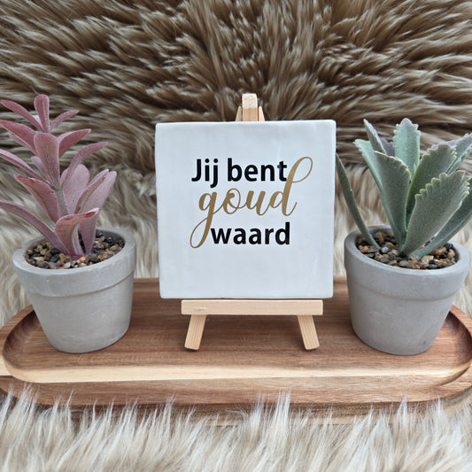 Wenstegeltje, Spreuktegel, Cadeau, Thuis, Zomaar, Trendy, Gepersonaliseerd, Decoratie, Liefde