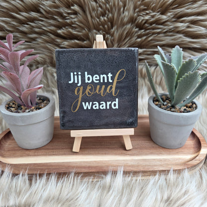 Wenstegeltje, Spreuktegel, Cadeau, Thuis, Zomaar, Trendy, Gepersonaliseerd, Decoratie, Liefde